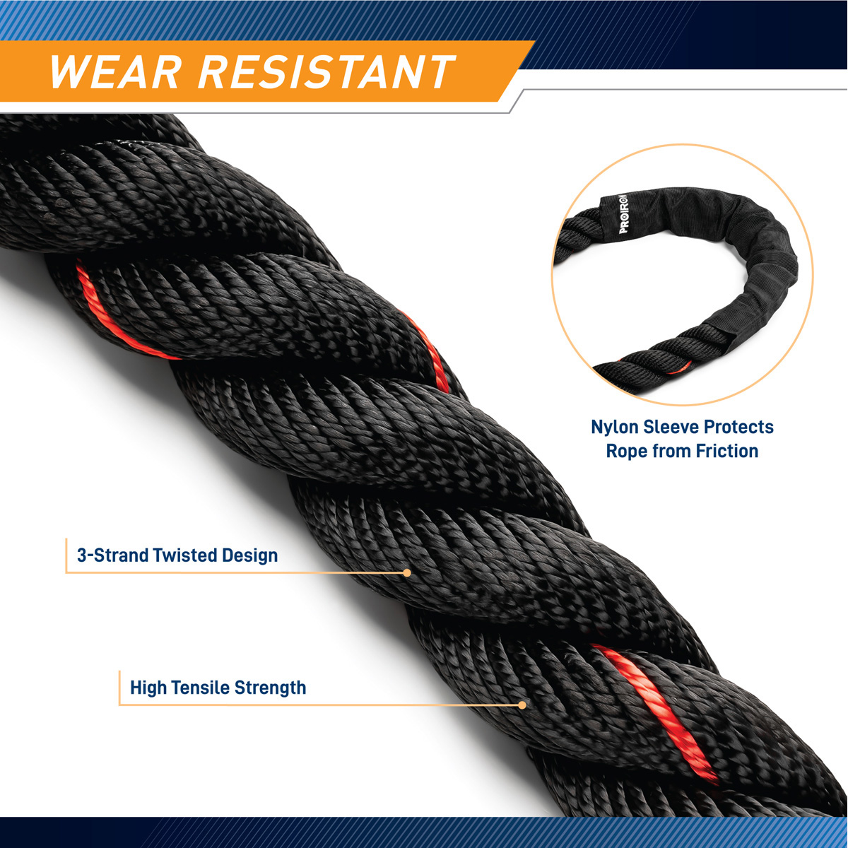 Proiron Battle Rope 9m 30ft