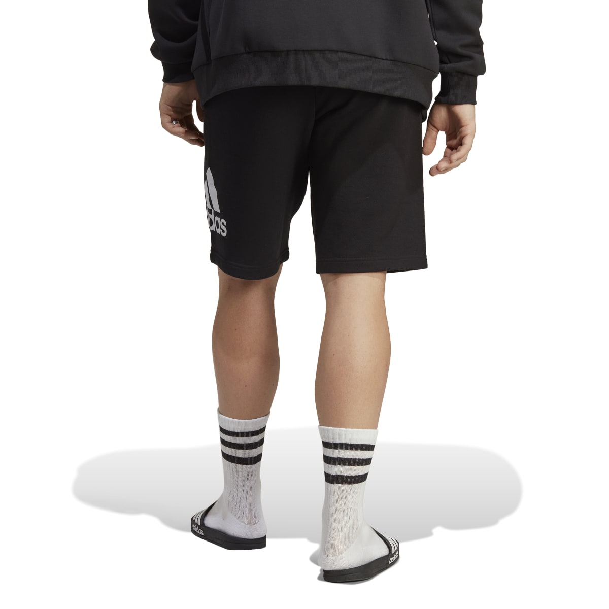 adidas Men\'s Essentials Big Logo French Terry Shorts