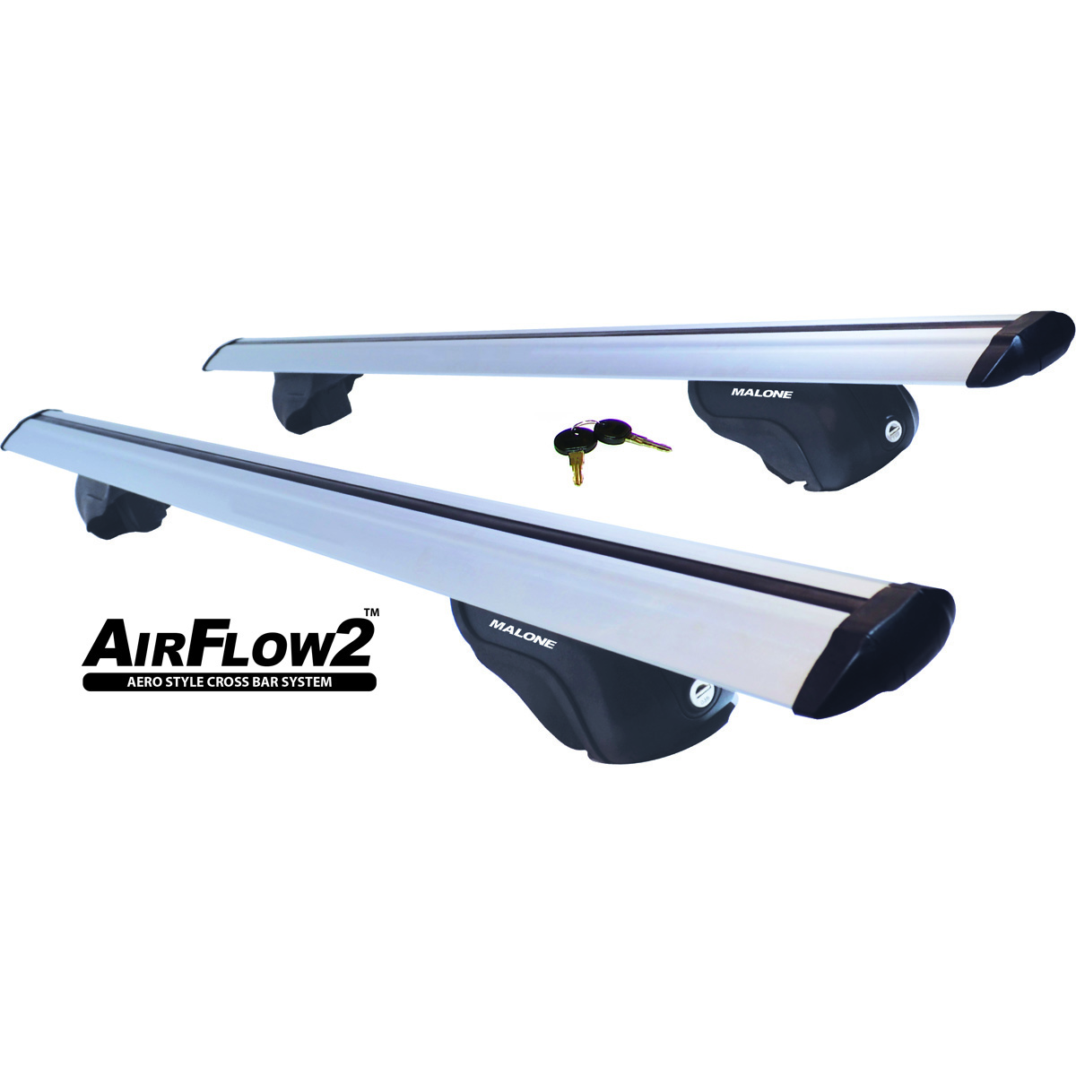 Malone AirFlow2 Alum Aero Cross Rail System 58