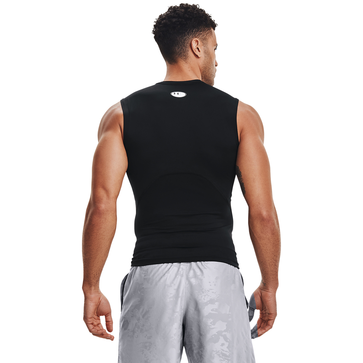 under armour heatgear sleeveless compression shirt