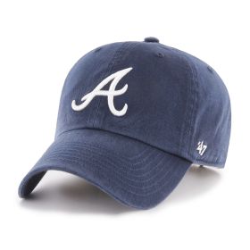 47 Brand Atlanta Braves Clean Up Hat