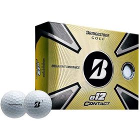 Bridgestone 2023 E12 Contact White Golf Balls 12 Pack