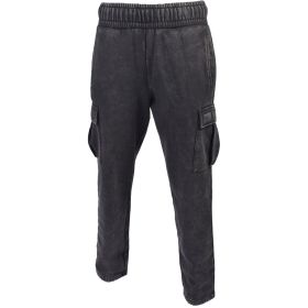 Bison Ridge Men's Everest Washed Fleece Cargo Straight-Leg Pant