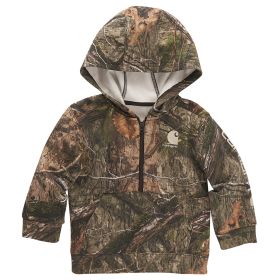 Carhartt Boys' Long-Sleeve Half-Zip Camo Sweatshirt