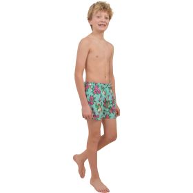Aeroline Boys' Teala Game 2-in-1 Stretch Swim Trunk