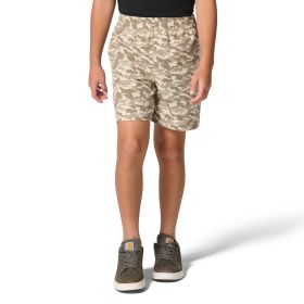 Carhartt Boys' Elastic Waistband Rugged Flex Ripstop Camo Short