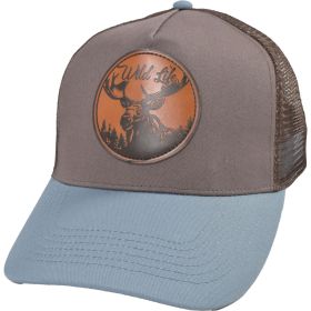 Outdoor Life Wild Moose Leather Patch Trucker Hat