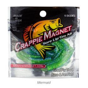 Crappie Magnet Crappie Magnet 15-Piece Soft Plastic Panfish Lure Body Pack