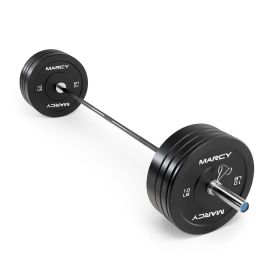 Marcy 250lb Olympic Bumper Plate Weight Set