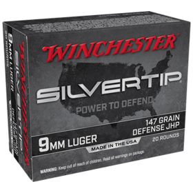 Winchester 9MM 147GR Silvertip Ammo