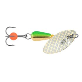 Danielson Niagara Spin Gold 1/8 oz. Orange Inline Spinner Bait