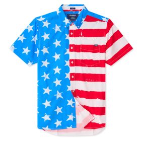 Chubbies Men's Grand Ol' Flag Performance Friday Shirt