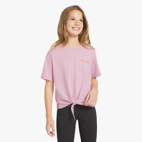 Champion Girls' Tie-Front Short Sleeve Tee