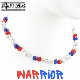 Dirty Mids 18" Warrior ICE Collection Baseball Necklace