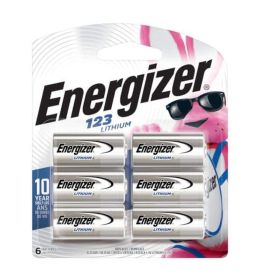 Energizer 3-Volt 123 Lithium Battery 6-Pack
