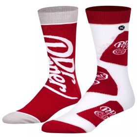 Odd Dr Pepper Split - Mens Crew Socks