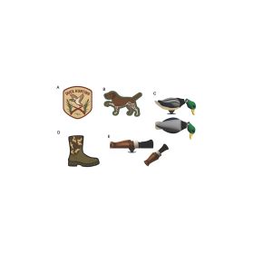 Jibbitz Duck Hunting 5 Pack Charms