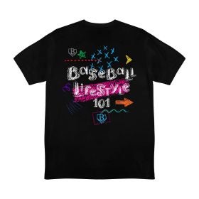 Baseball Lifestyle Chalkboard T-Shirt