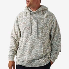 Burlebo Men's Classic Deer Camo Vintage Fleece Hoodie