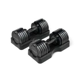 NordicTrack Set of Two 55 lb. Adjustable Dumbbells