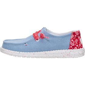 HeyDude Women's Wendy Americana Paisley Slip On Shoe