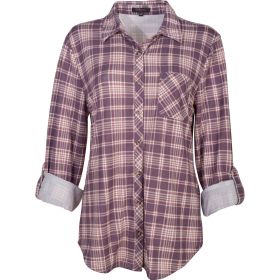 Canyon Creek Women's Knit Plaid Flannel Shirt