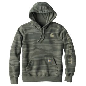 Carhartt Women's Marquette Camo Logo Sleeve Hooded Sweatshirt