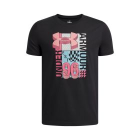 Under Armour Boys' Logo Wordmark Collage Short Sleeve T-Shirt