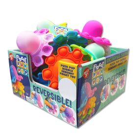 Turbo Blue Fidget Fun Pop Reversible Octopus Toy