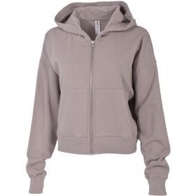 90 Degree Women's Full Zip Crop Hooded Jacket