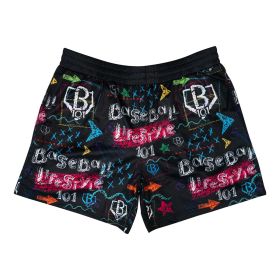 Baseball Lifestyle Chalkboard Short