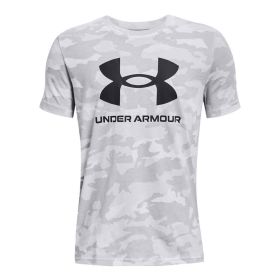Under Armour Boys' UA Sportstyle Logo Printed Short Sleeve