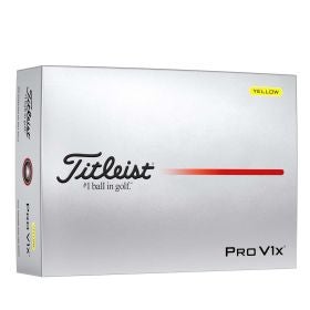 Titleist 2025 Pro V1X Golf Balls Yellow - 12 Pack