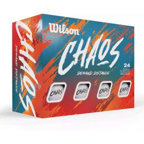 Wilson Chaos 24 Pack White Golf Balls