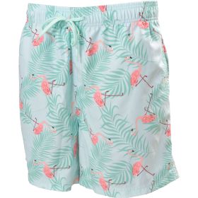 Canyon Creek Men's Flamingo Fern Print Volley Shorts