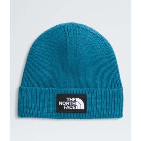 North Face Logo Box Cuffed Beanie