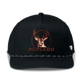 Burlebo Men's Black Buck Rope Cap