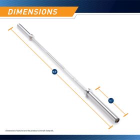 Steel Body 7' Chrome OLYMPIC BAR