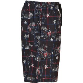 Canyon Creek Men's Plaid Bones 9" Inseam Swim Trunk with Cargo Pocket