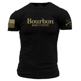 Grunt Style Men's Bourbon Makes It Better Tee