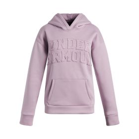 Under Armour Girls' UA Armour Fleece Varsity Embossed Hoodie