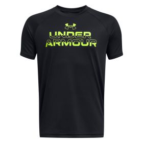 Under Armour Boys' Tech Split Wordmark Short Sleeve