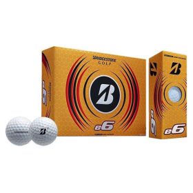 Bridgestone 2023 E6 White Golf Balls 12 Pack