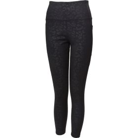 Bsp Women's Embossed Leopard 7/8 Leggings
