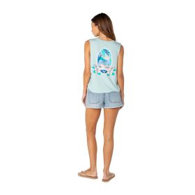 Roxy Women's Low-Cut Hibiscus Graphic Tank