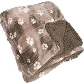 Canyon Creek 50x60 Sherpa Lined Blanket