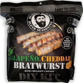 Bearded Butcher Jalapeno Cheddar Bratwurt DIY Kit