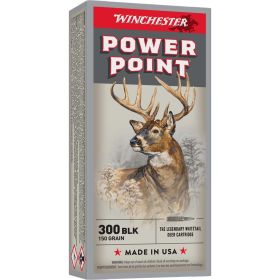 Winchester 300 Blackout 150-Grain Power-Point Rifle Ammunition (20 Rounds)