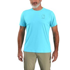 Carhartt Men's Force Sun Defender  Lightweight Short-Sleeve Logo Graphic T-Shirt