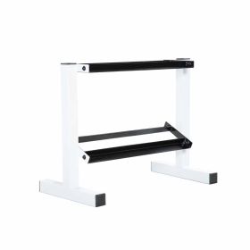 Cap 2-tier, 24" Dumbbell Stand-WHITE